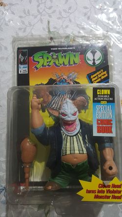New 1994 Todd McFarlane's Spawn Clown Action Figure