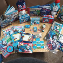Assorted Thomas And Friends Books Lunch Box  Etch-a-sketch  And More Lot