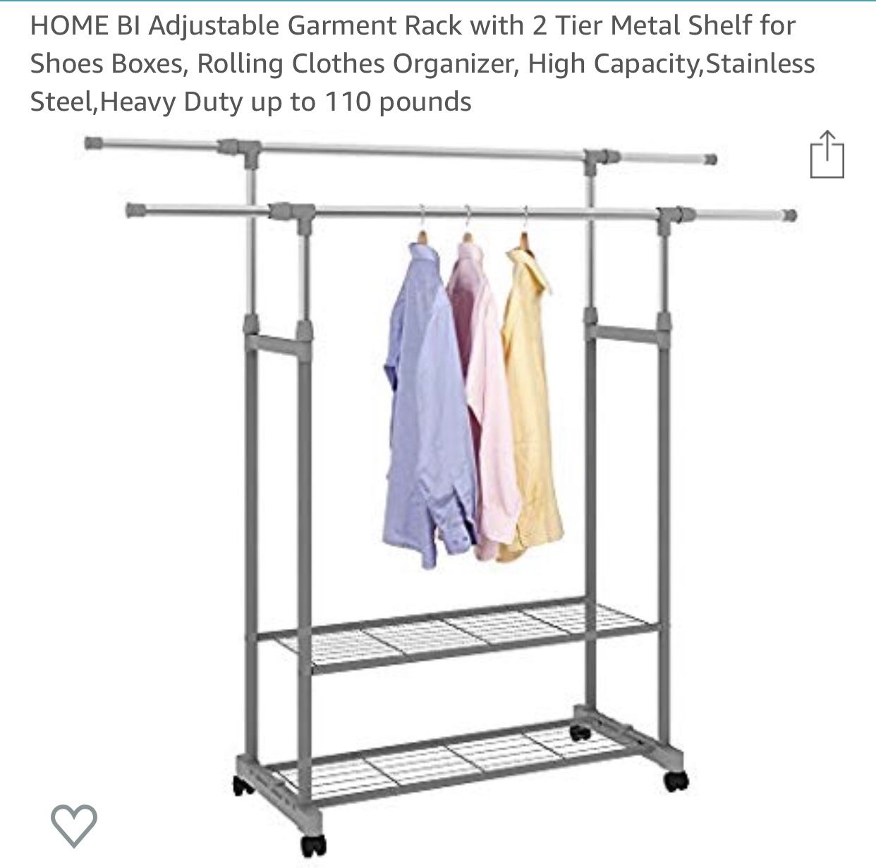 Adjustable Garment Rack - FREE