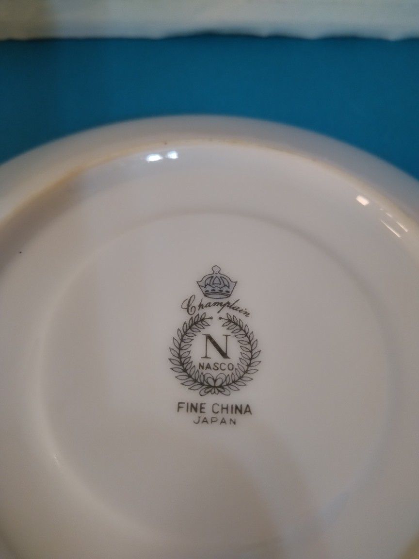 Champlain Nasco Fine China Plate And Cup