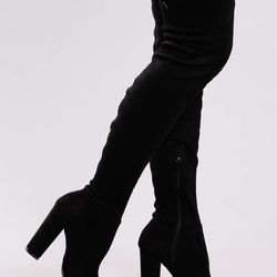 Pretty In Thigh High Boots 