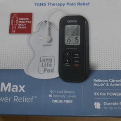 Omron Max Power Relief TENS THERAPY PAIN RELEIF Unit PM500 NEW 