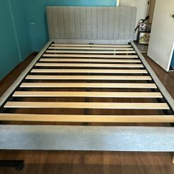 Queen Bed FRAME & HEADBOARD