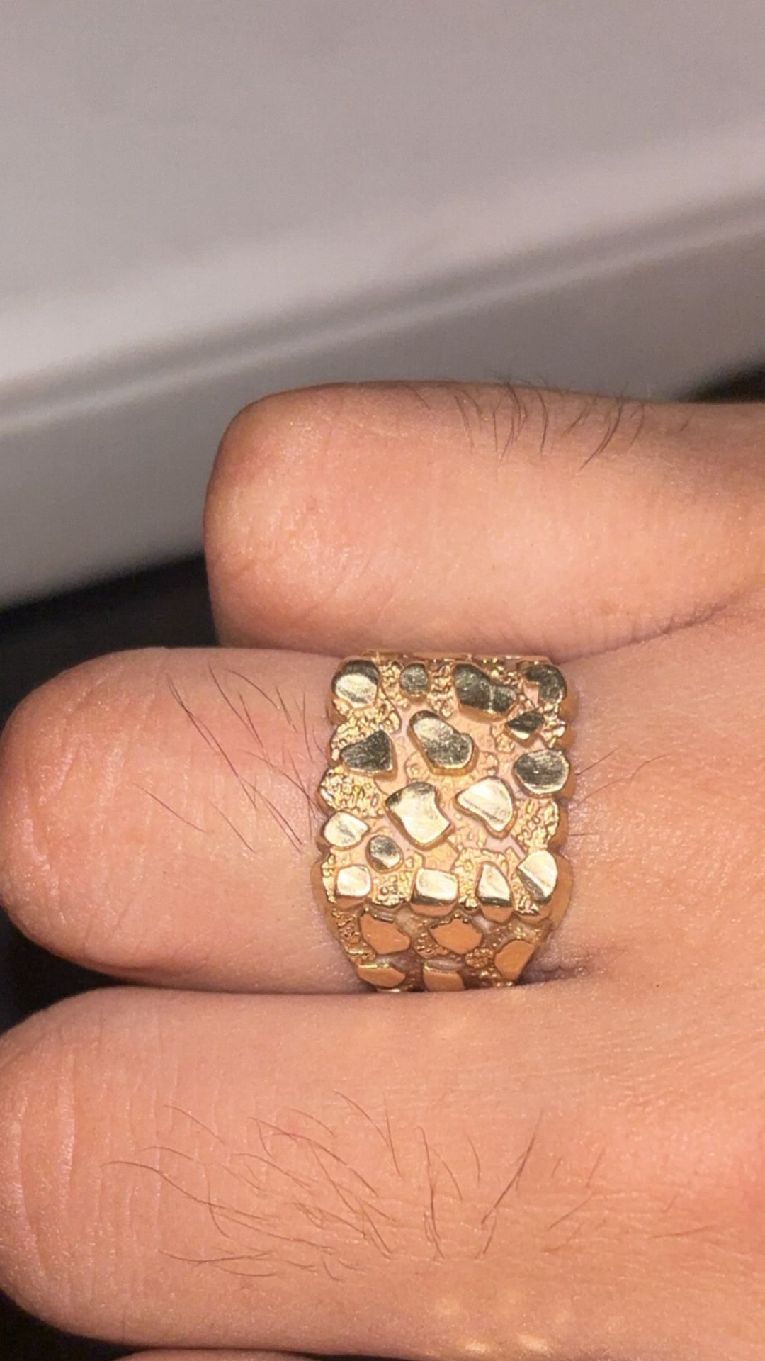 14k Nugget Ring 