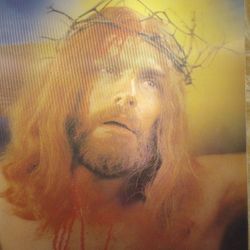 RARE, VINTAGE Jesus Miracle Eyes! Crown Of Thorns Amazing Image!