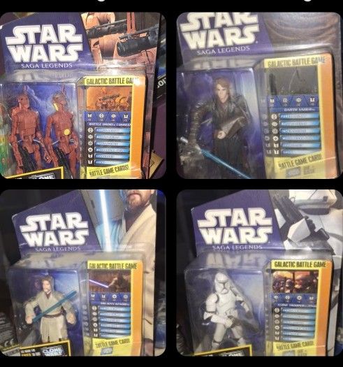 Star Wars Sega Legends x4
