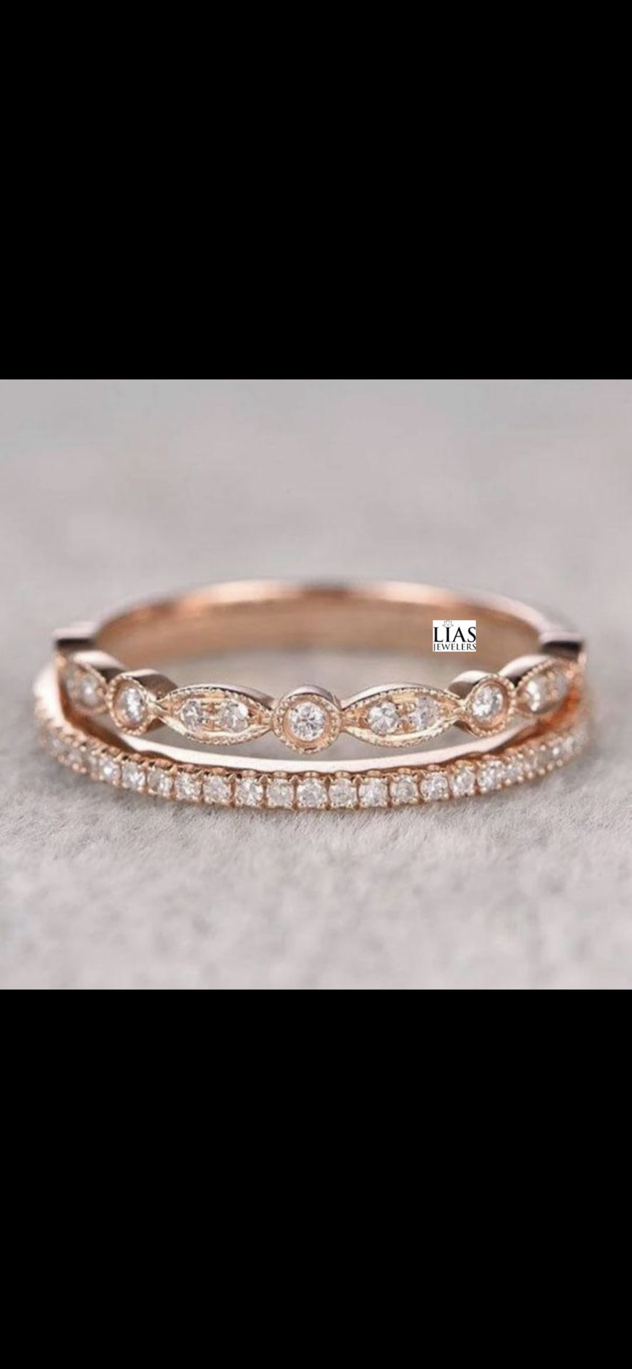 New 18k Rose Gold Wedding Ring 