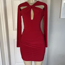 Red Fashion Nova Mini  Dress 
