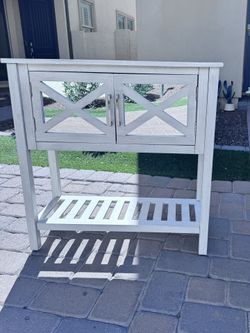 Wooden Farmhouse Console Table