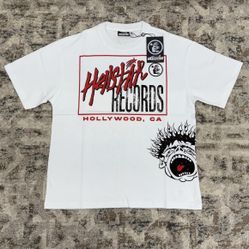 Red and white Hellstar Shirt size Medium