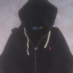Black Polo Ralph Lauren Full-Zip Hoodie