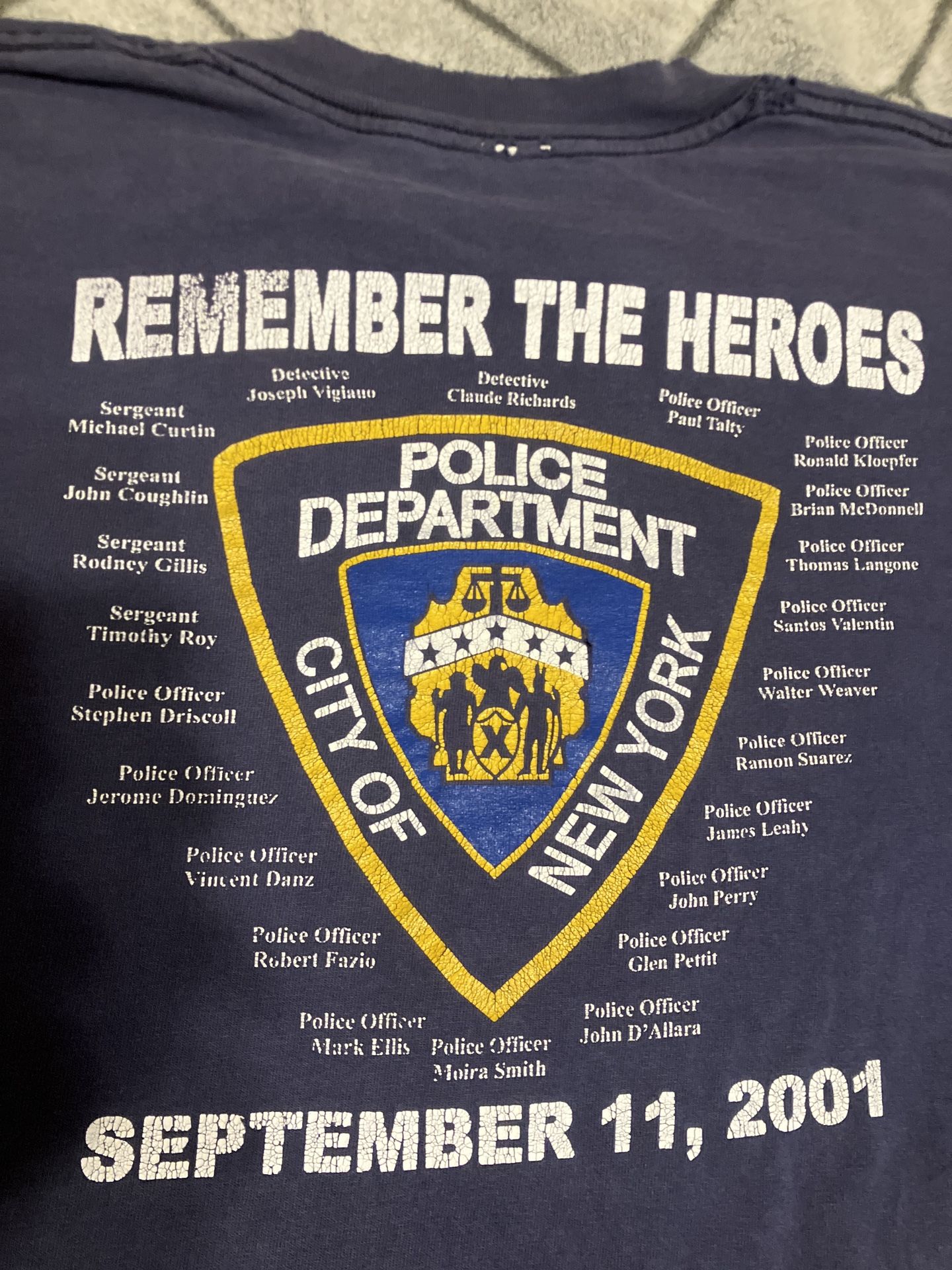 9/11 REMEMBER THE HEROES T