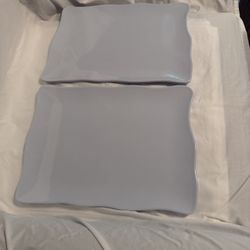 White Serving Trays (four)
