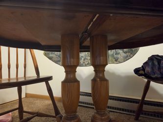 Wooden Kitchen or living room table