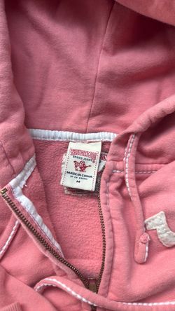 Peach true religion hoodie medium women