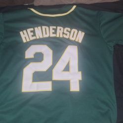 New Rickey Henderson Jersey 