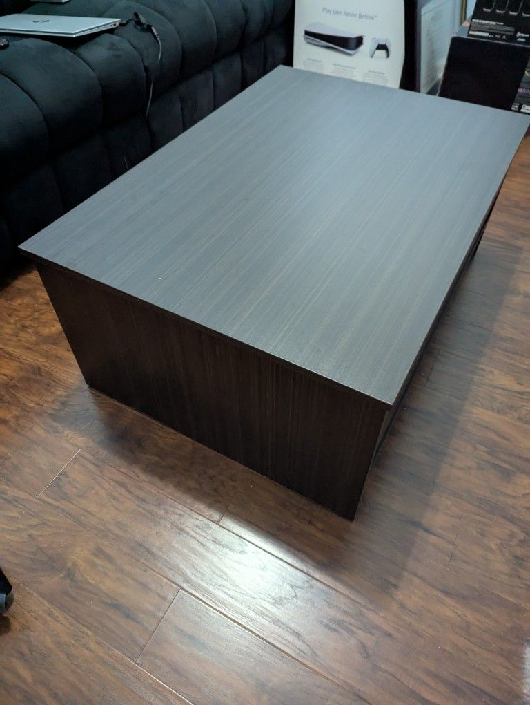 Wooden Storage Coffee Table