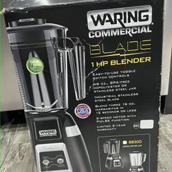 Waring Commercial BB300S 1-Hp bar Blender, Black 48 oz