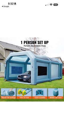 Inflatable Paint Booth,