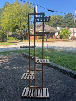 Wooden plant stand