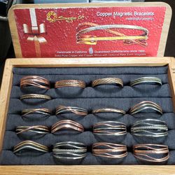 Sergio Lub Copper Magnetic Bracelets $15 Each.  