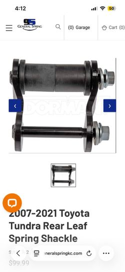 NEW 2007 - 2021 Toyota Tundra Rear Shackle