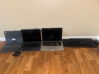Electronics bundle (laptops, webcam, keyboard, etc)