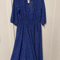 Womes Blue Dress Size 18 City Chic