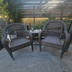 Patio Chairs and Table Set