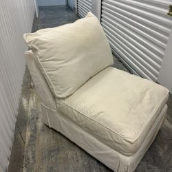 Comfy overstuffed Chair. Cover is Entirely machine Washable 