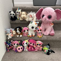 TY Beanie Boo Babie Lot Preowned