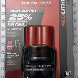 Milwaukee M12 12V Lithium-Ion CP High Output 2.5 Ah Battery Pack