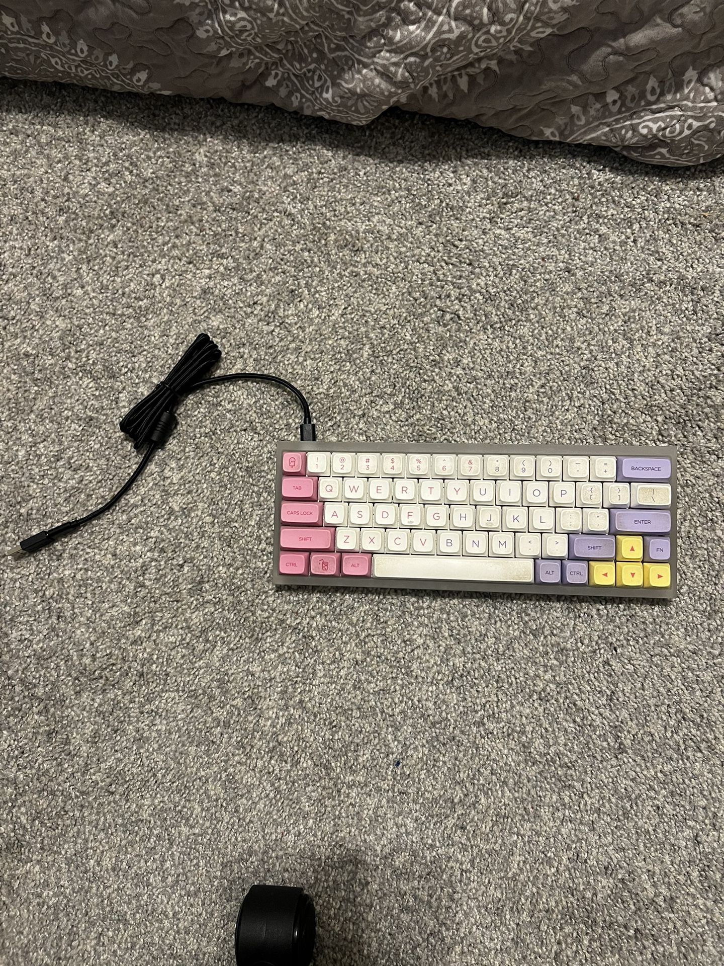 Custom 60% Keyboard + 10 Key, Used, RGB, Specs In Desc