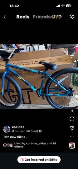 GT BMX Bike Blue and Teal 29”