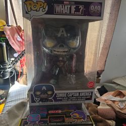 Funko Pop Zombie Captain Amaerica