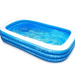 New DREO Inflatable Swimming Pool, 95" X 56"X 21"
