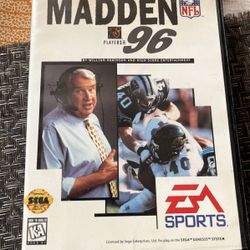 Madden 96 Sega Genesis