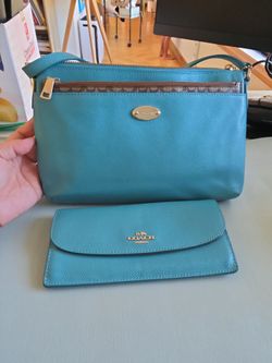 Coach Crossbody Bag and Wallet Set