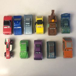 Disney Cars 2 Wooden Toy Car Set