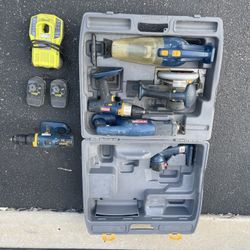 Ryobi Power Tool Set & Case