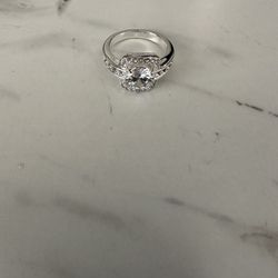 New 3 Ct Halo Engagement Ring