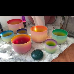 Crystals Bowls / Sound Healing / Meditation / Rainbowl 