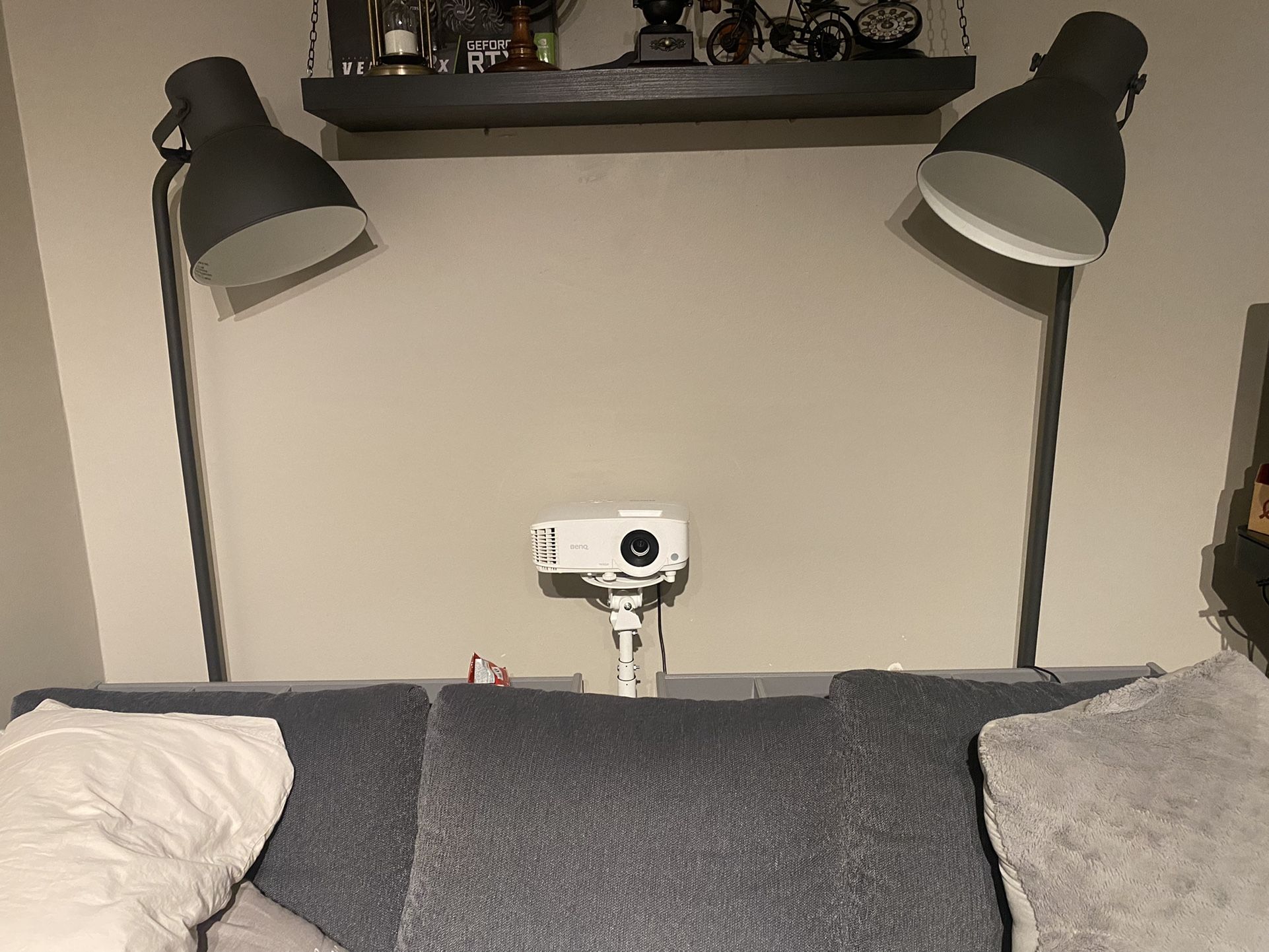 Modern Floor Lamp Dark Grey