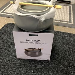 Servappetit Potbelly Round Baking Dish