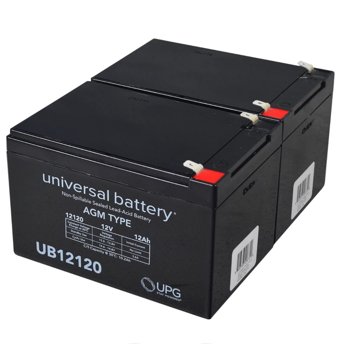12 Ah 24 Volt UB12120 AGM Battery Pack