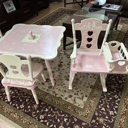 Rock A My Baby Table And Chair Set