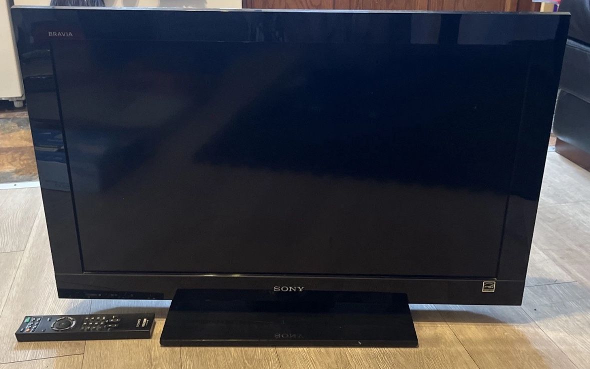 32” Sony Bravia TV  (stand attached)