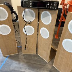 Rockville Amplifier And Speakers Surround Sound