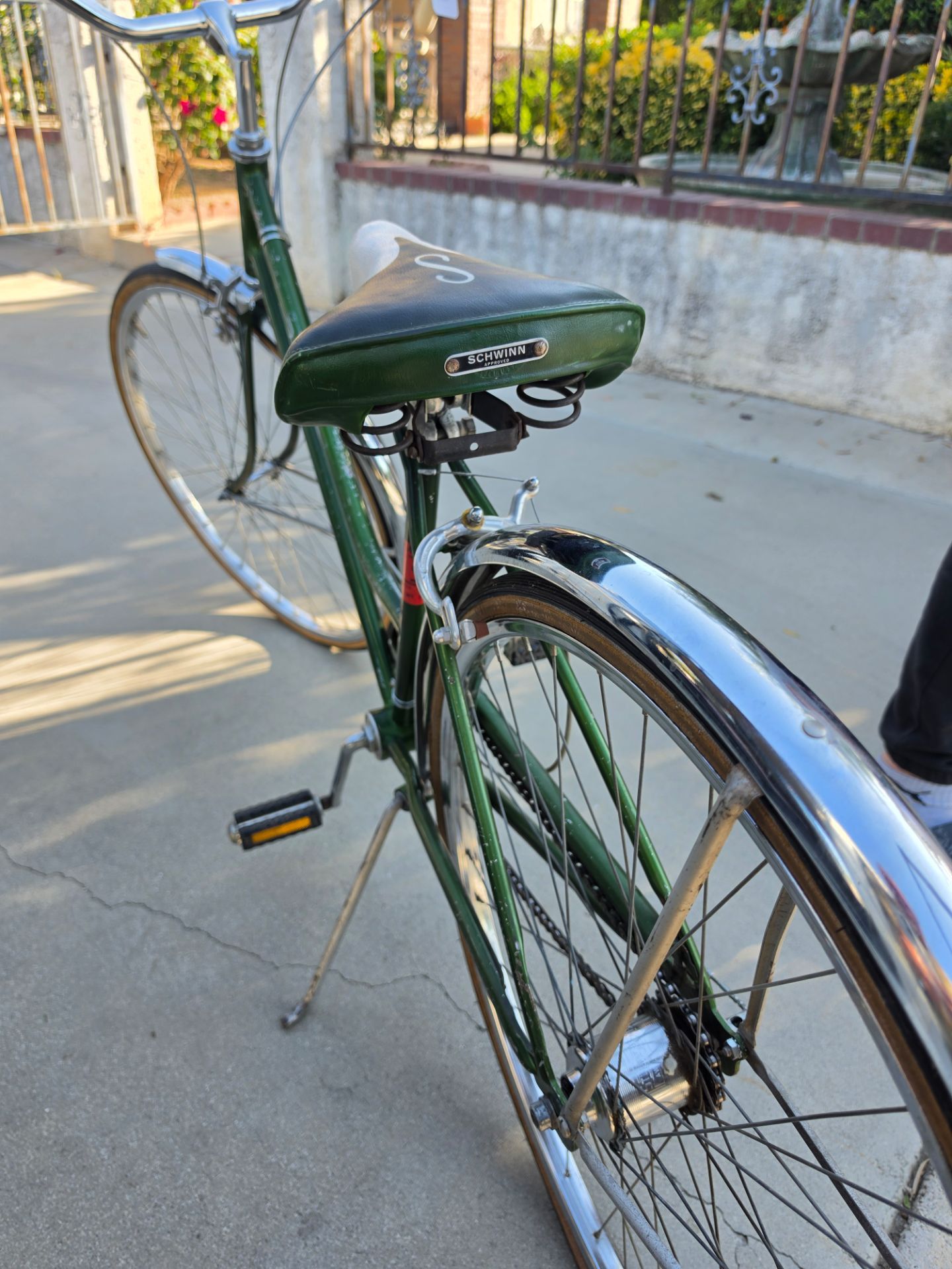 vintage green schwinn bicycle Mean Machine Retro Glow Cycles This was the bike of