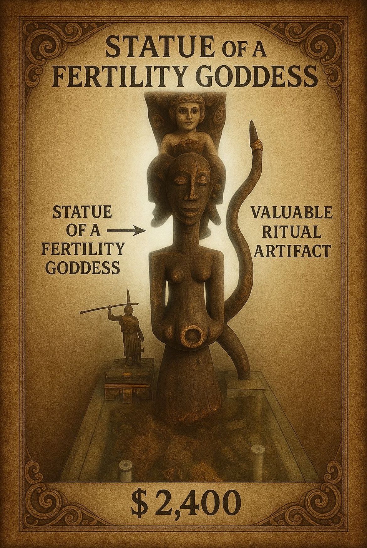 Statue Of Fertility Goddess